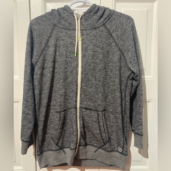 💘2 for $20💘 American Eagle Heather Grey Zip Up Hoodie - Picture 1 of 3